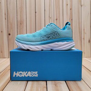 Hoka One One Womens Bondi 6 Running Shoes Size 7 Antigua Sand/Caribbean Sea ASCS
